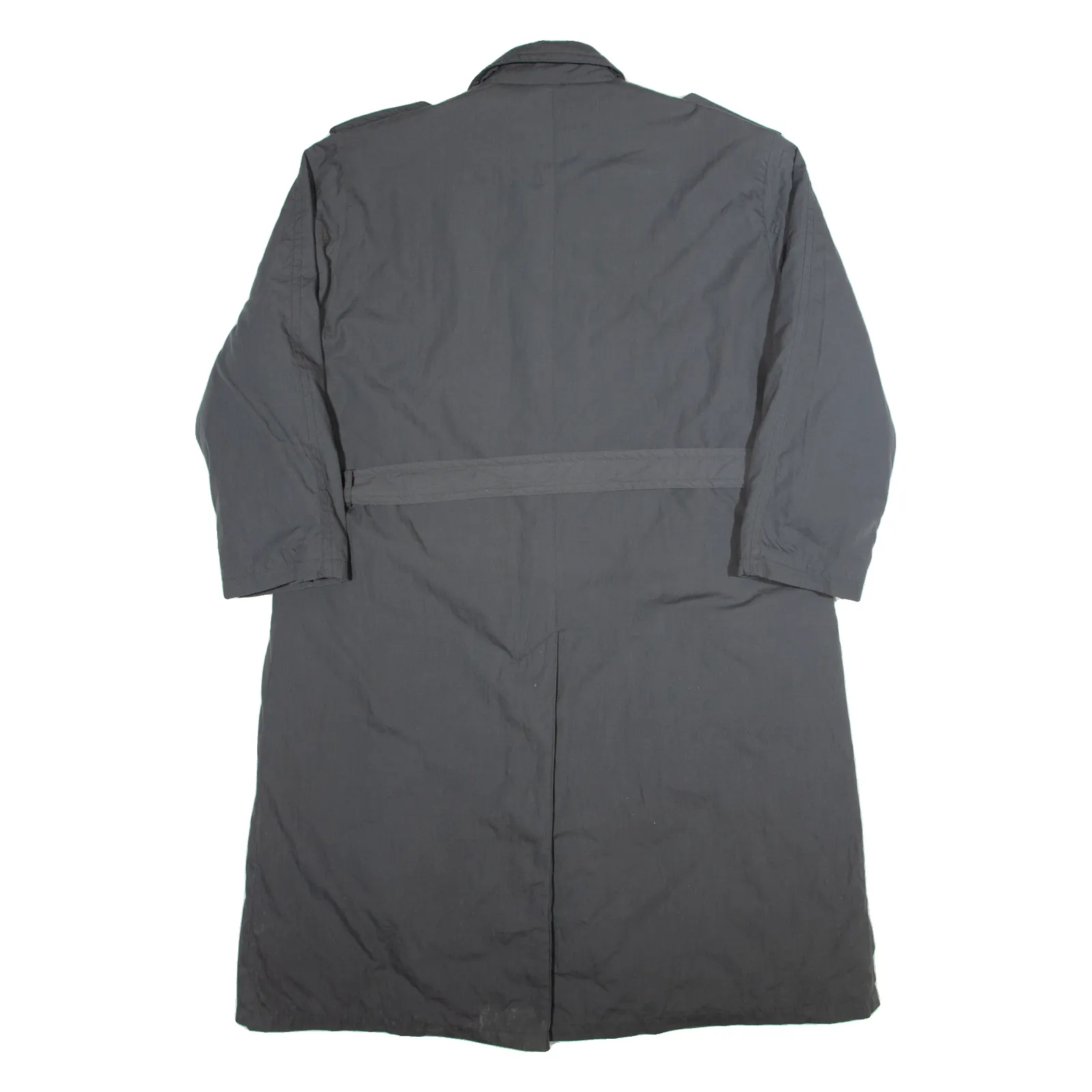 TOPMAN Insulated Mens Trench Coat Grey M