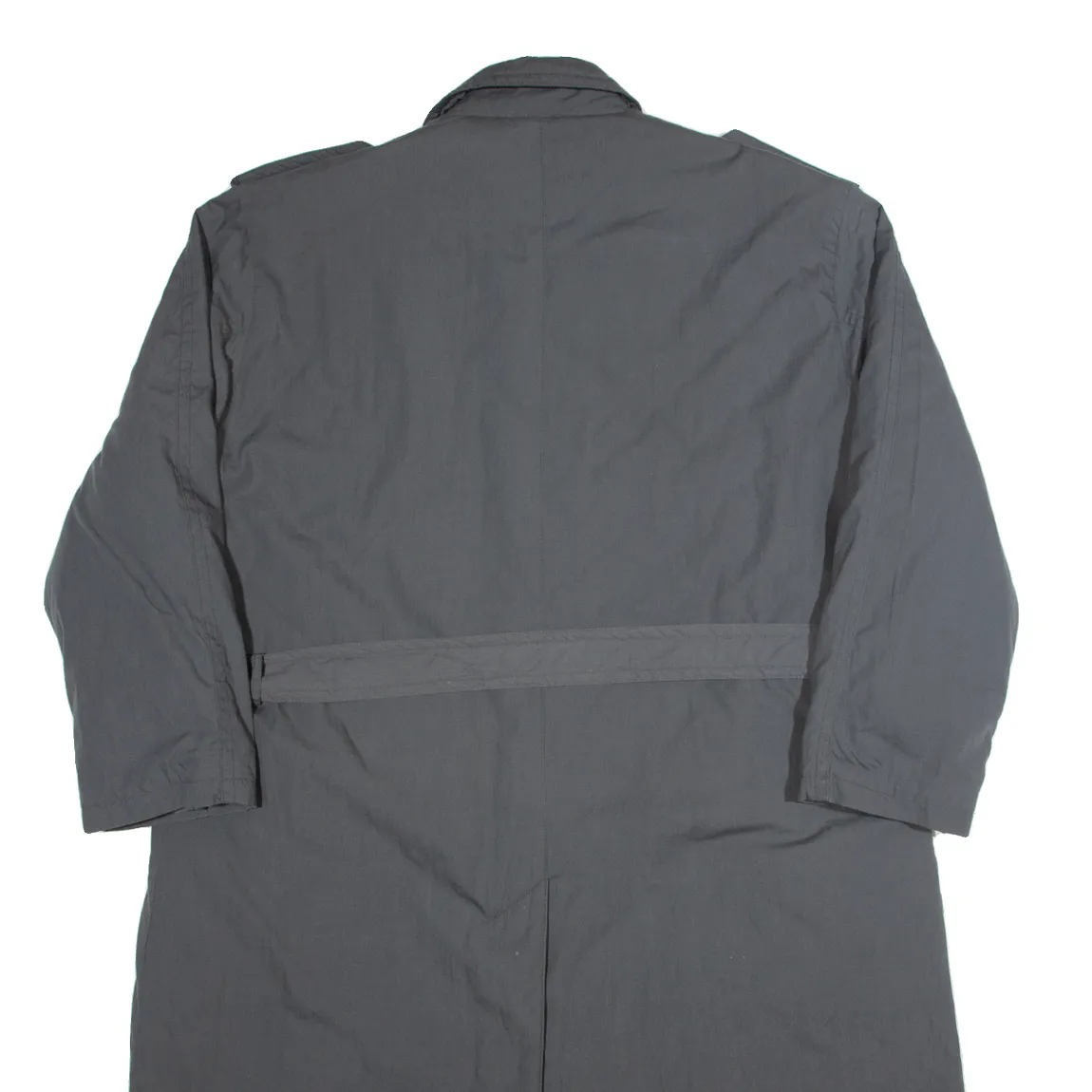 TOPMAN Insulated Mens Trench Coat Grey M