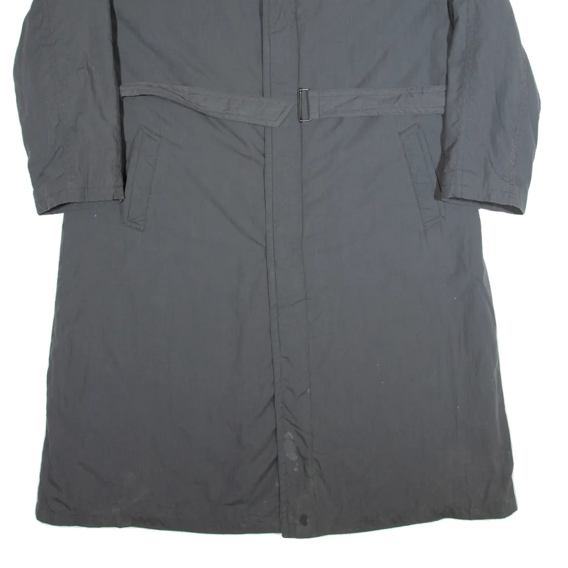 TOPMAN Insulated Mens Trench Coat Grey M