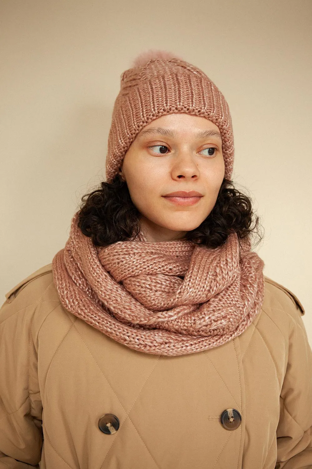 Vallenar Pink | Scarf & Beanie Set