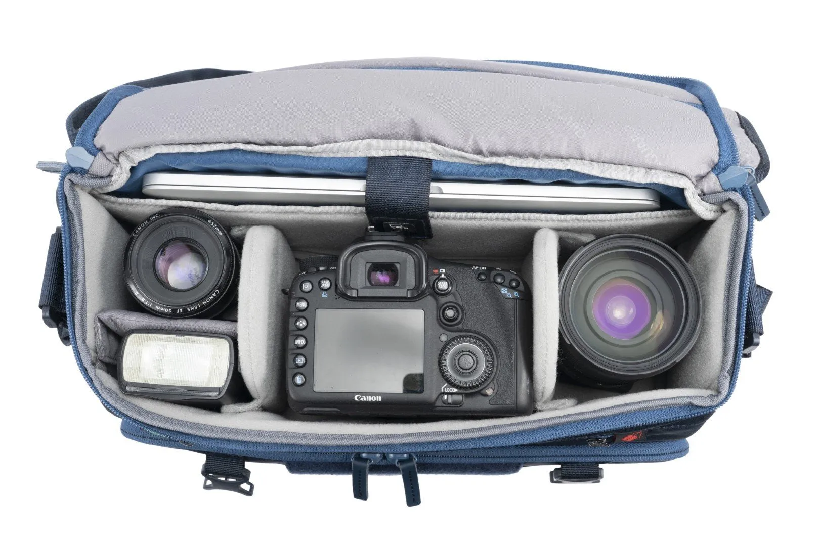 VEO RANGE 38 NV 17 Litre Shoulder Bag with Internal Travel Tripod Compartment (to 41cm folded) - Blue
