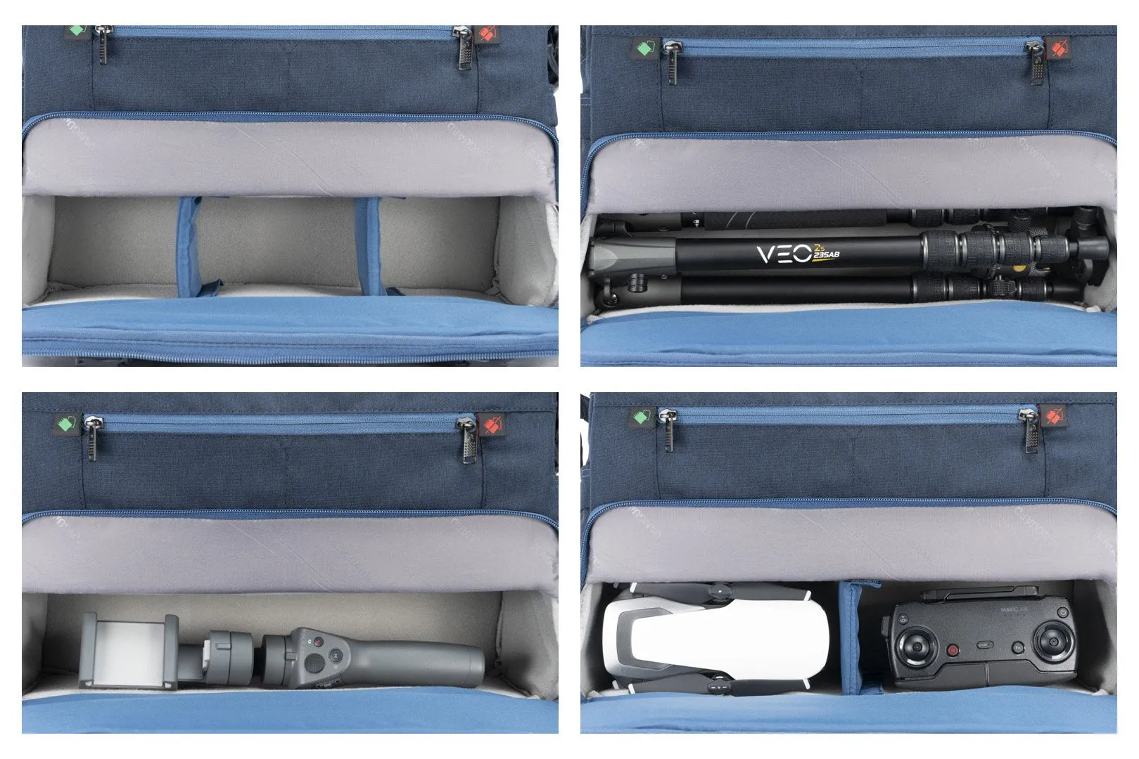 VEO RANGE 38 NV 17 Litre Shoulder Bag with Internal Travel Tripod Compartment (to 41cm folded) - Blue