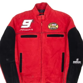 VINTAGE NASCAR KASEY KAHNE #9 DODGE SUEDE JACKET 2000S SMALL
