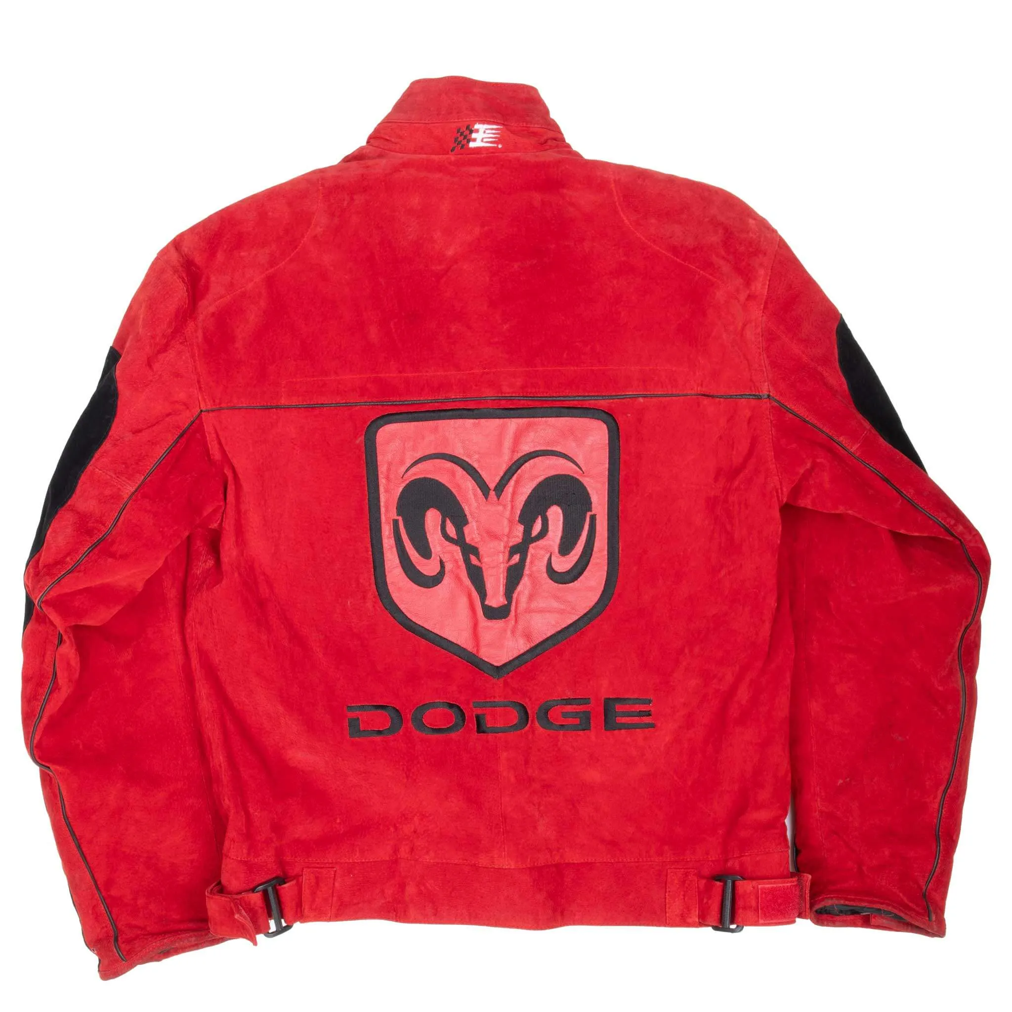 VINTAGE NASCAR KASEY KAHNE #9 DODGE SUEDE JACKET 2000S SMALL