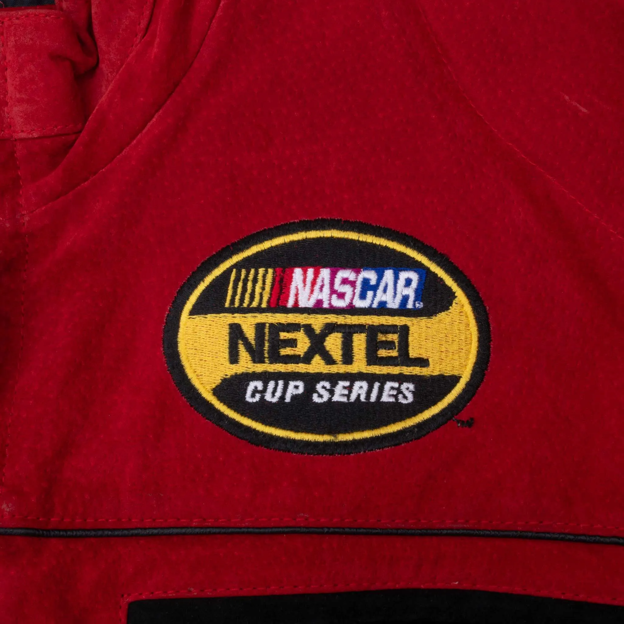 VINTAGE NASCAR KASEY KAHNE #9 DODGE SUEDE JACKET 2000S SMALL