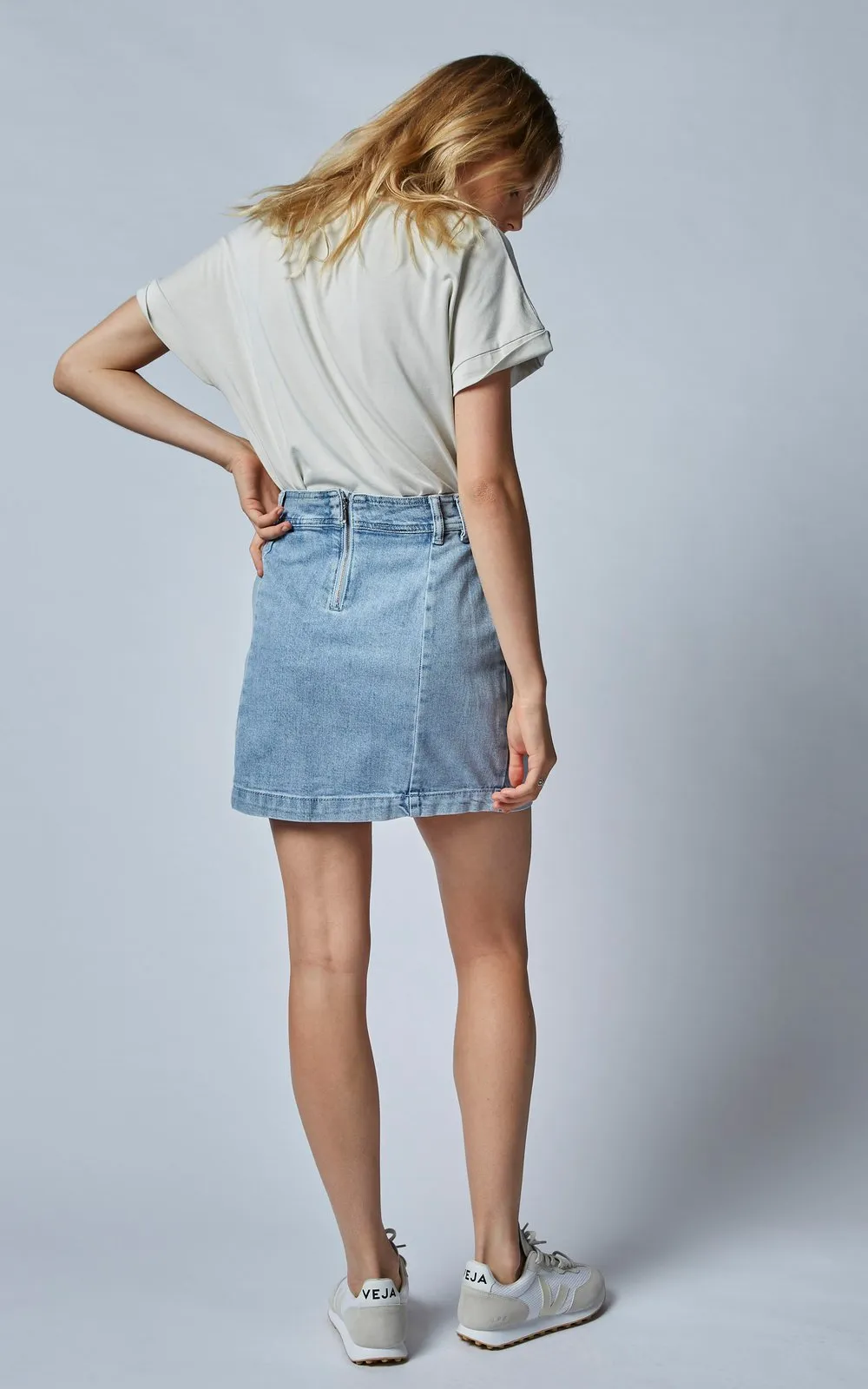 Walker Denim Skirt