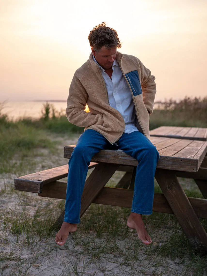 Whalsay Fleece Jacket in Natural