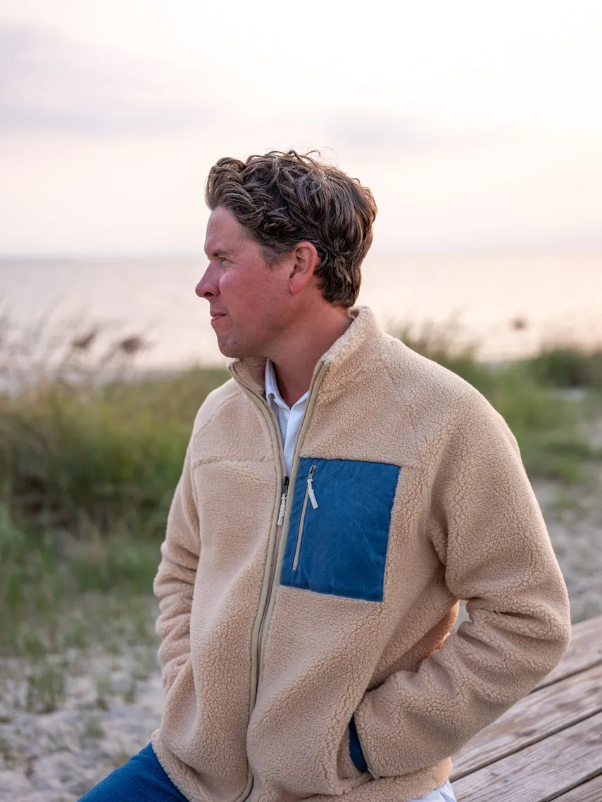 Whalsay Fleece Jacket in Natural