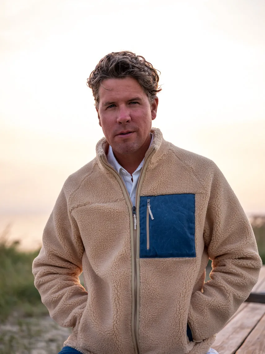 Whalsay Fleece Jacket in Natural
