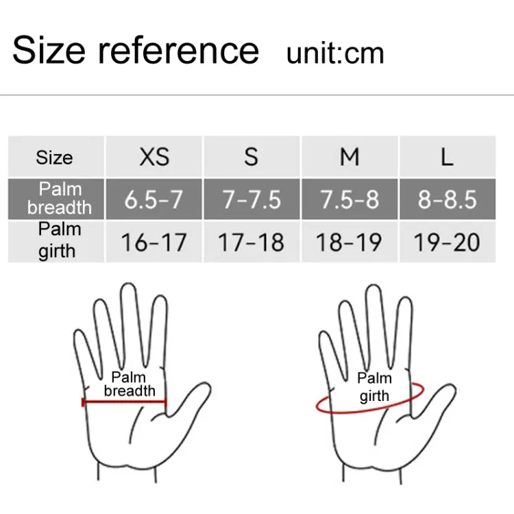 Winter Padded Ski Gloves Outdoor Windproof Warm Sports Gloves, Size: S(White)