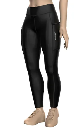 Women Black Running Tights