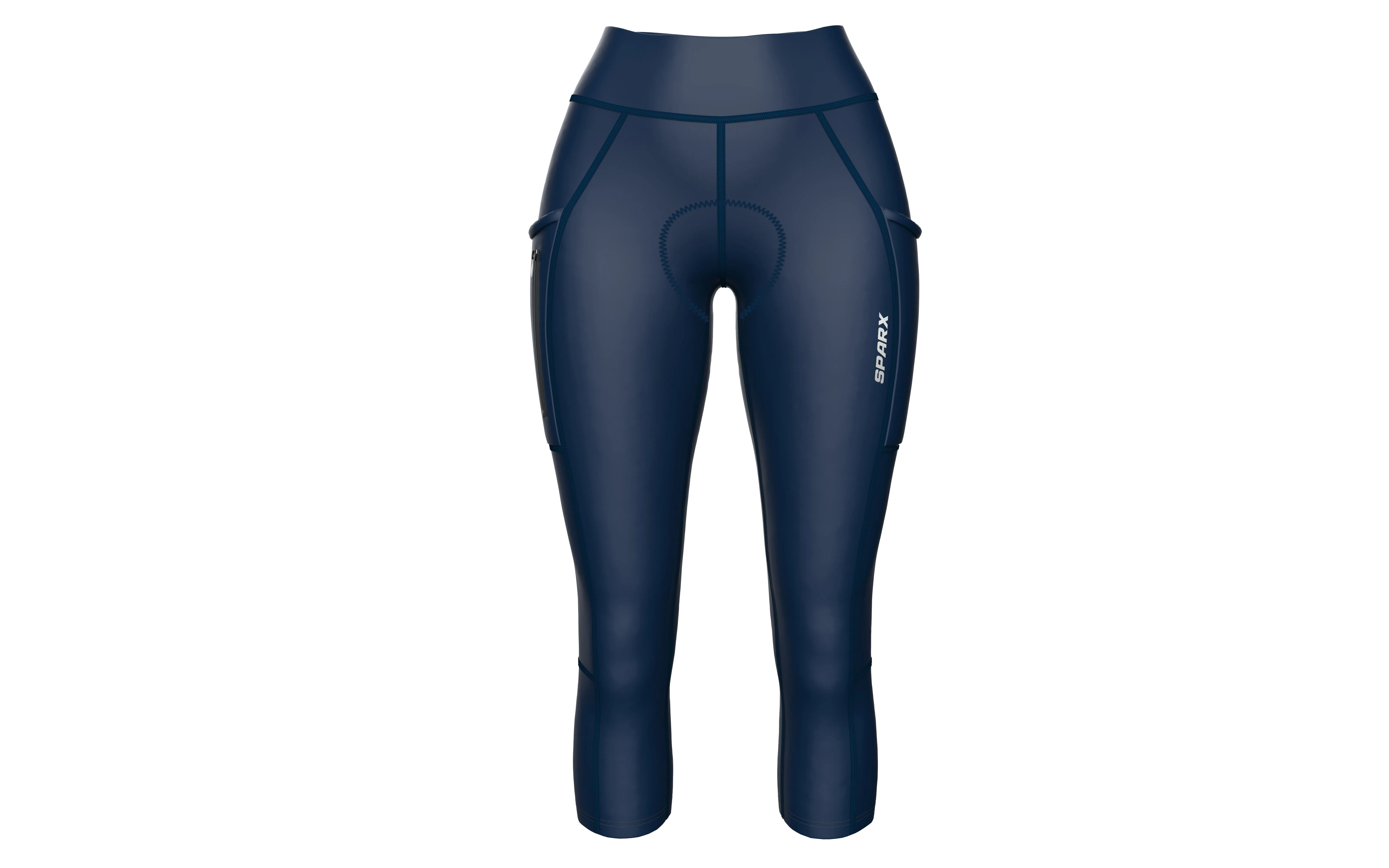 Women Navy Cycling Tights