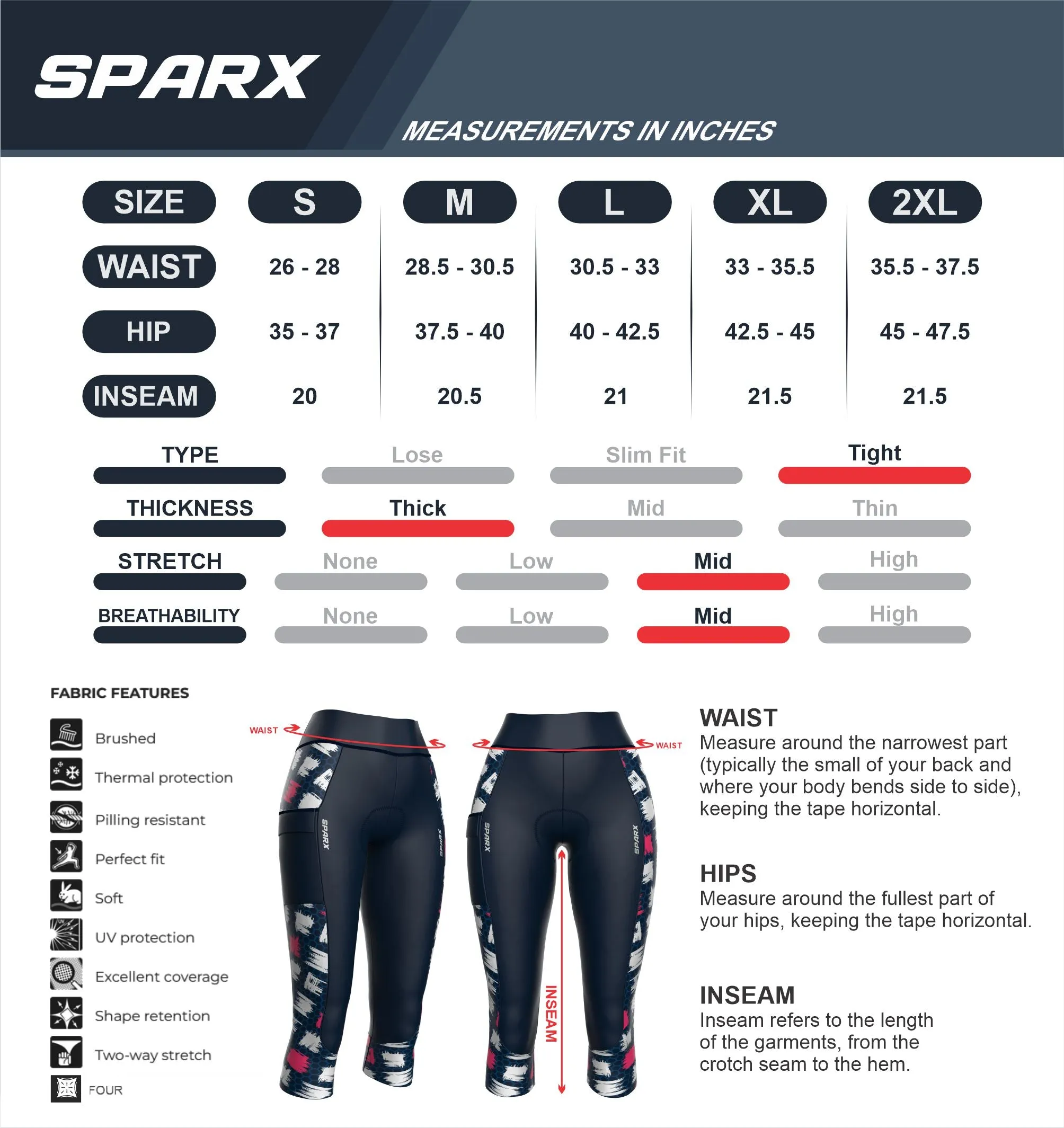 Women Pink Flag Cycling Tights