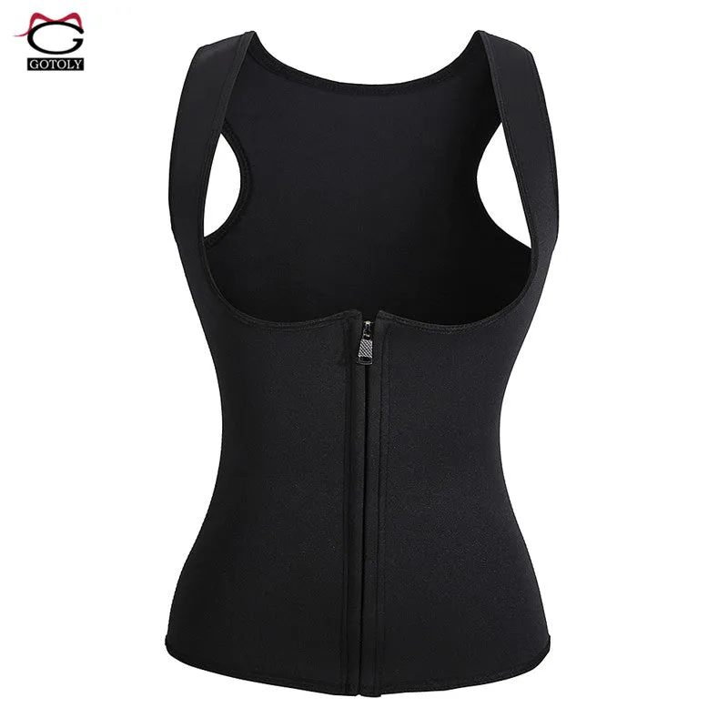 Women Sweat Vest Neoprene Waist Trainer and Hot Body Shaper Waist Cincher