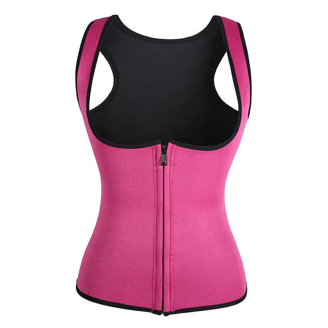 Women Sweat Vest Neoprene Waist Trainer and Hot Body Shaper Waist Cincher