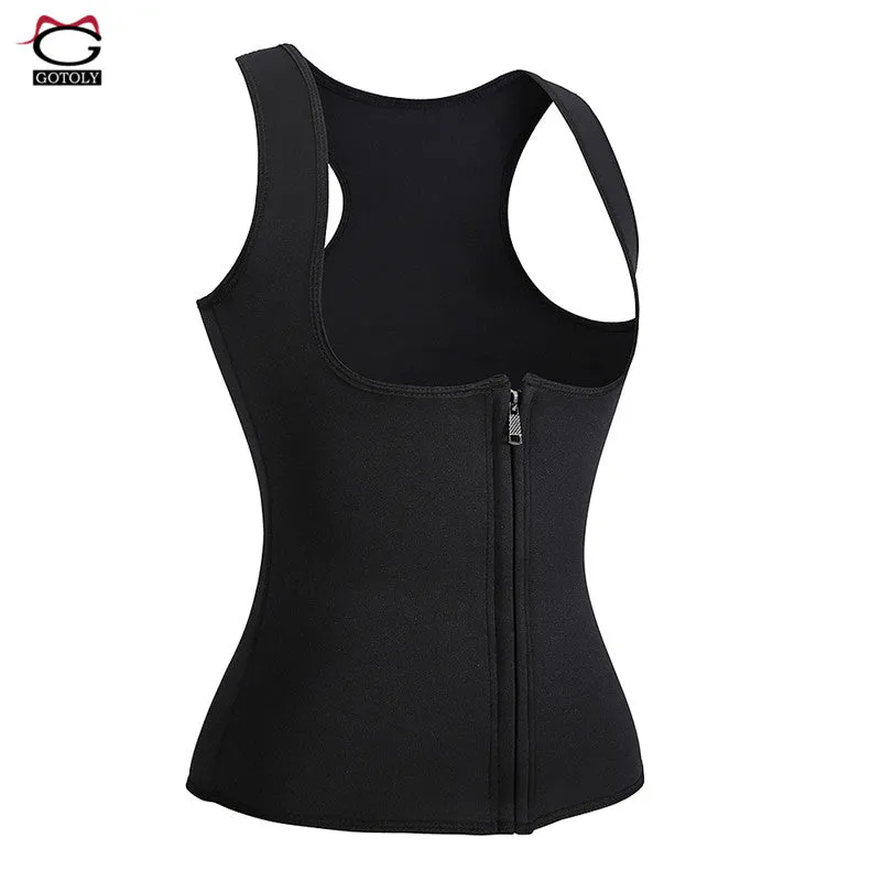 Women Sweat Vest Neoprene Waist Trainer and Hot Body Shaper Waist Cincher