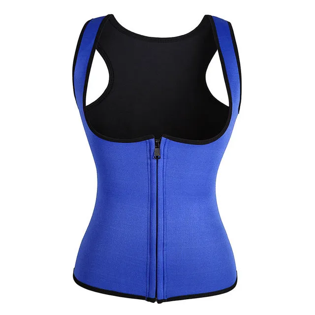 Women Sweat Vest Neoprene Waist Trainer and Hot Body Shaper Waist Cincher