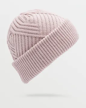 Womens Stone Knit Beanie - Adobe Rose