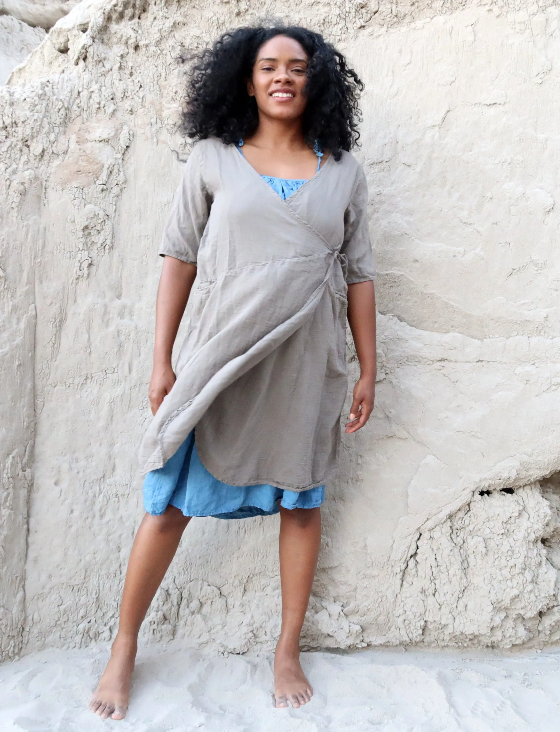 Wrap Origami Tunic Dress